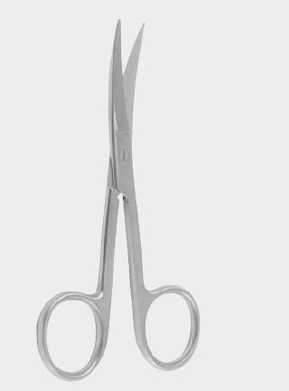 Ножиці вигнуті гострий/гострий 13,0 см (cm)